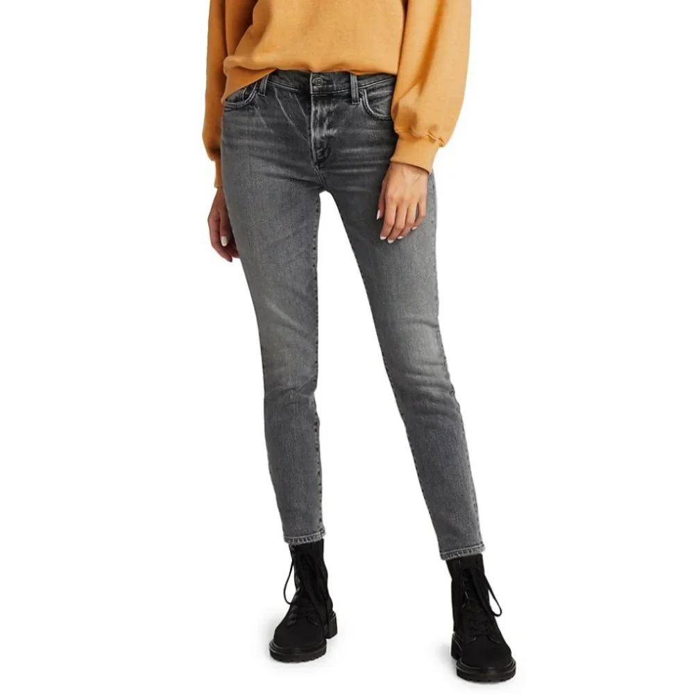AGOLDE Sophie Mid-Rise Skinny Ankle Jeans Size 23 - Picture 1 of 3